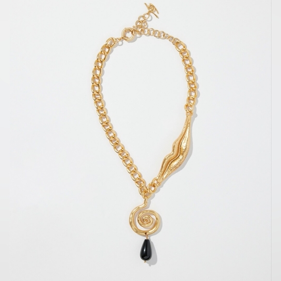 Chico's Onyx Swirl Y-Necklace - Picture 8 of 9